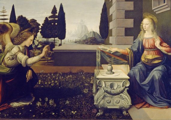 Uffizi Gallery Private Tour. Leonardo da Vinci Annunciation